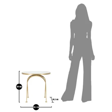 Stolik GLAM MAT Ø 50,5X50 cm